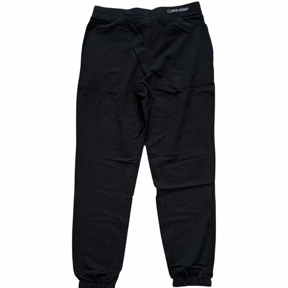 Calvin Klein Sleepwear Women’s Jogger Pants S Black Sustainable Soft Terry NWT - Picture 3 of 8